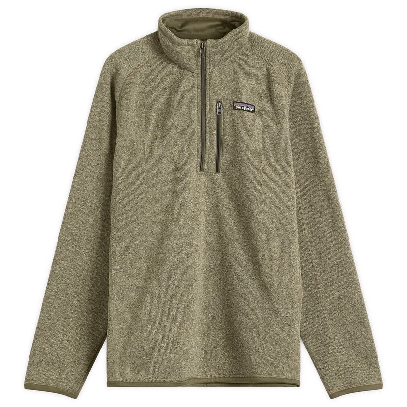 Pleteni pulover Patagonia Men's Better Sweater 1/4 Zip Pullover Fleece, Size Large Zelena | 25523-RVGN