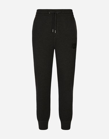 Trenirka Dolce & Gabbana Dolce & Gabbana Wool Jogging Pants Črna | GXU06ZJFMCZN2958, 0