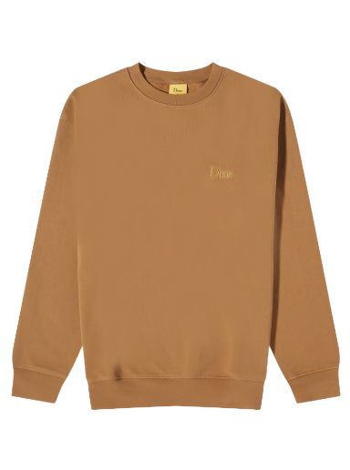 Pulover Dime Classic Small Logo Crew Sweat Rjava | DIME23D1F18-CAP