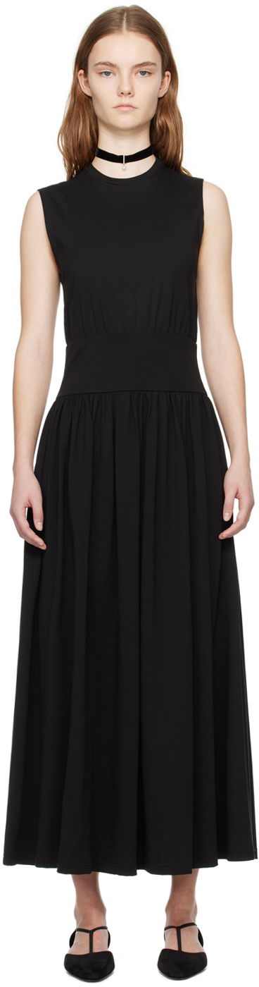 Obleke TOTEME Sleeveless Midi Dress Črna | 242-WRD1783-FB0093, 0