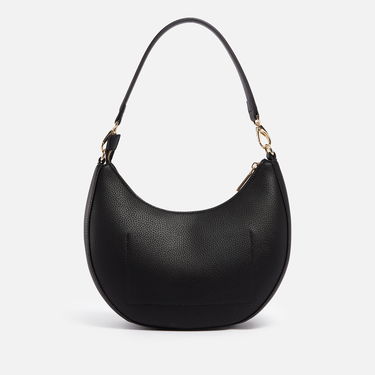 Torba za čez ramo Valentino Alexia Faux Leather Hobo Bag Črna | VBS5A808001, 0