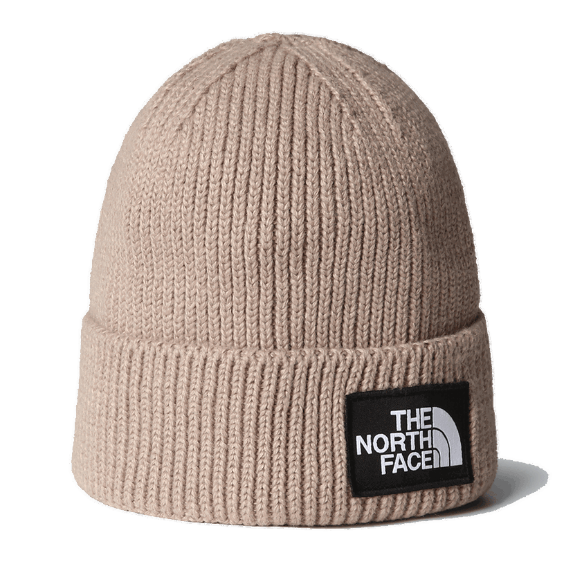 Beanie The North Face The North Face Palarie TNF Logo Box Cuffed Beanie Bež | NF0A8CHEBOX1