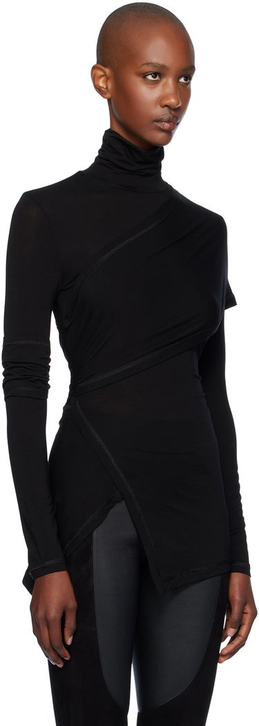 Pleteni pulover Helmut Lang Helmut Lang Turtleneck Top Črna | O07HW501, 1