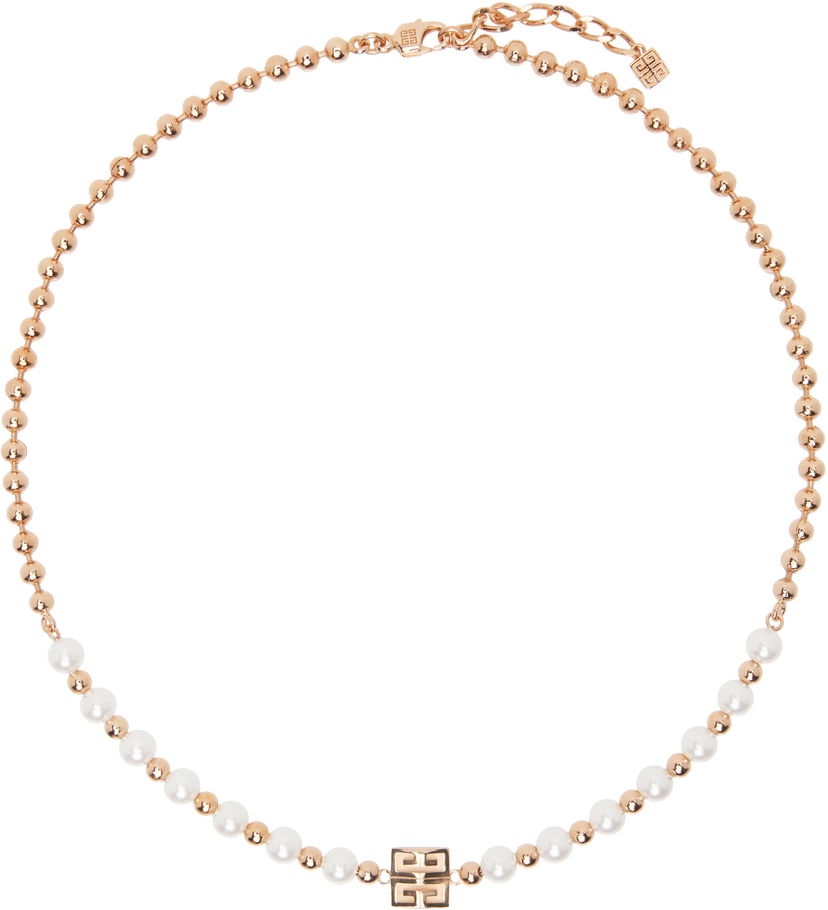 Ogrlica Givenchy 4G Pearl Necklace Kovinski | BF00R8F03U645