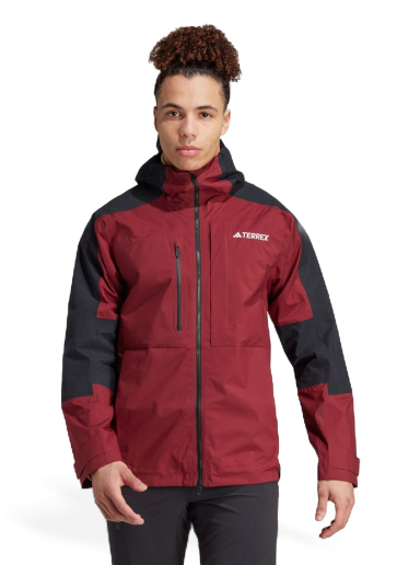 Jakna adidas Performance Terrex Xploric RAIN.RDY Hiking Rdeča | IB4266