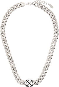 Chain Necklace With Enamel Arrow