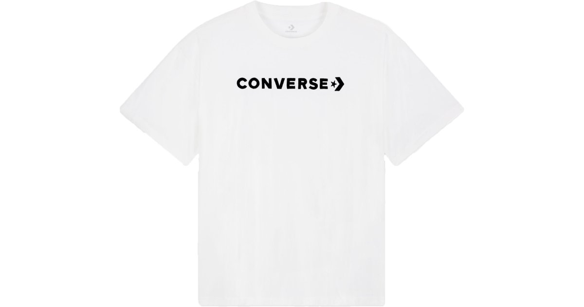 Majica Converse Strip Wordmark Relaxed Bela | 10024661-a01-102, 1