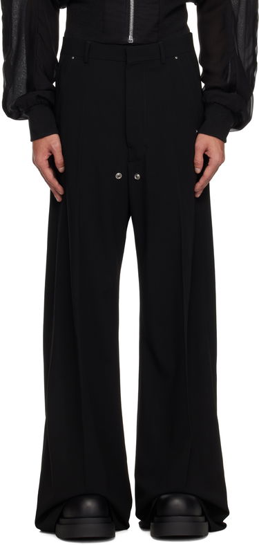 Hlače Rick Owens Rick Owens Hollywood Tailored Belas Trousers Črna | RU01E5353 WLP, 0