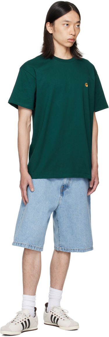 Kratke hlače Carhartt WIP Work In Progress Landon Denim Shorts Modra | I030469, 3