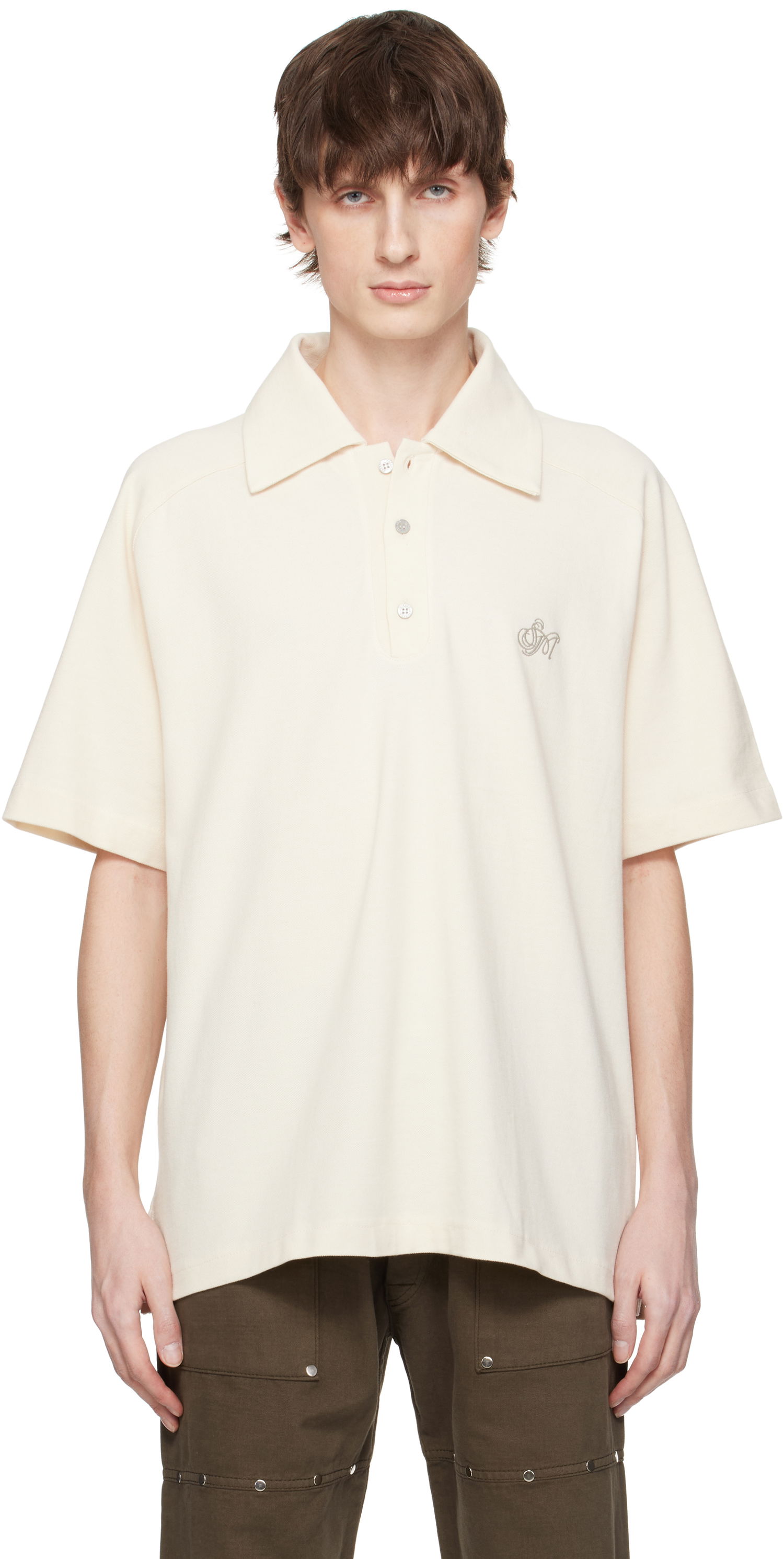 Polo majica Serapis Serapis Sailor Short Sleeve Polo Bela | SS25_PT_3S, 0