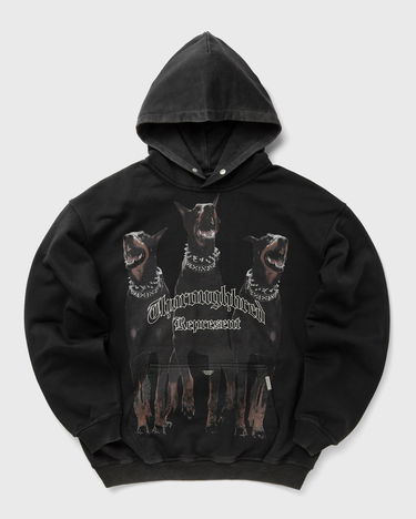 Pulover Represent Clo Represent THOROUGHBRED HOODIE Črna | MLM41134-003, 0