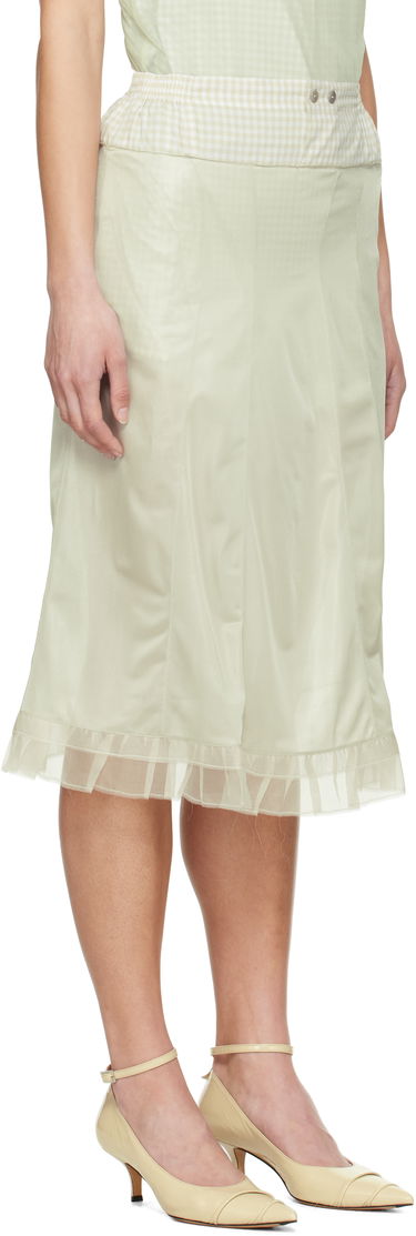Krila Maison Margiela Maison Margiela 'Anonymity Of The Lining' Midi Skirt Zelena | S51ME0030 MTJ022, 1