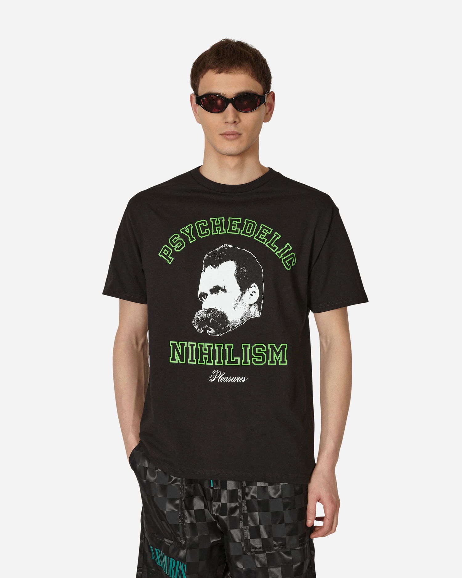 Majica Pleasures Psychedelic Nihilism T-Shirt Črna | P23SP059 BLACK, 0