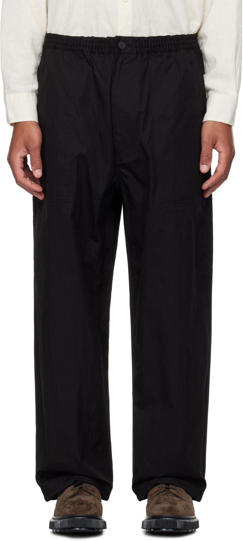Hlače Comme des Garçons Weather Trousers Črna | HN-P024-051