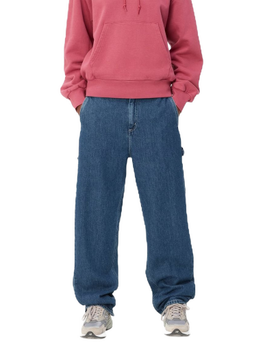 Kavbojke Carhartt WIP Pierce Pant Straight "Blue stone washed" Mornarica | I031251_01_06