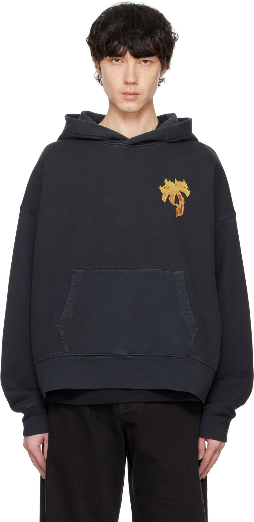 Pulover Palm Angels Palm Črna | PMBB058F24FLE0051076