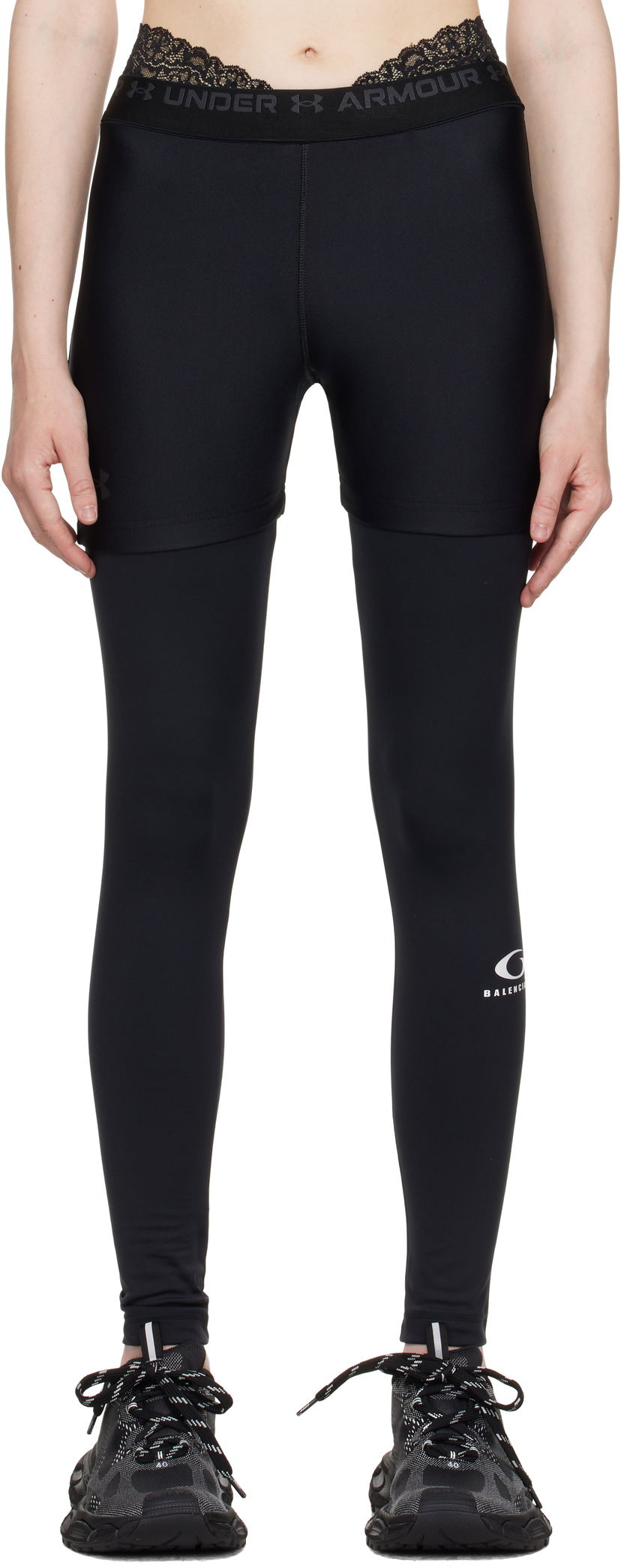 Pajkice Balenciaga Under Armour Edition Layered Leggings by Balenciaga Črna | 815860 TRVY2