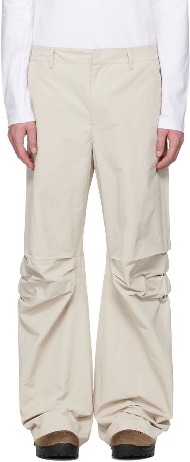 Hlače HELIOT EMIL HELIOT EMIL Ferro Gathered Trousers Bež | SS25_M_10_193_ST18, 0