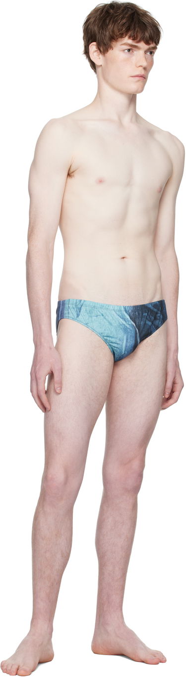 Kopalke Jean Paul Gaultier Jean Paul Gaultier Printed Swim Briefs Modra | 25/03-M-SW064-J010P-5557, 3