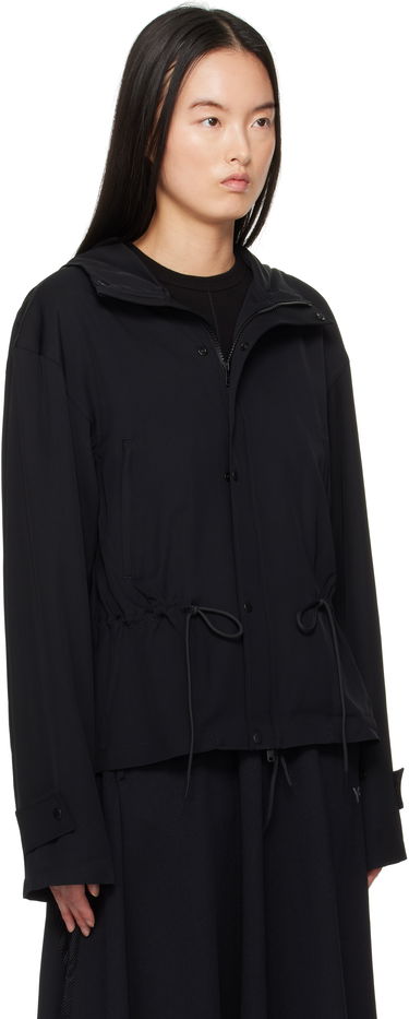 Vetrovka Y-3 Y-3 Rayon Twill Hooded Jacket Črna | JD1760, 1