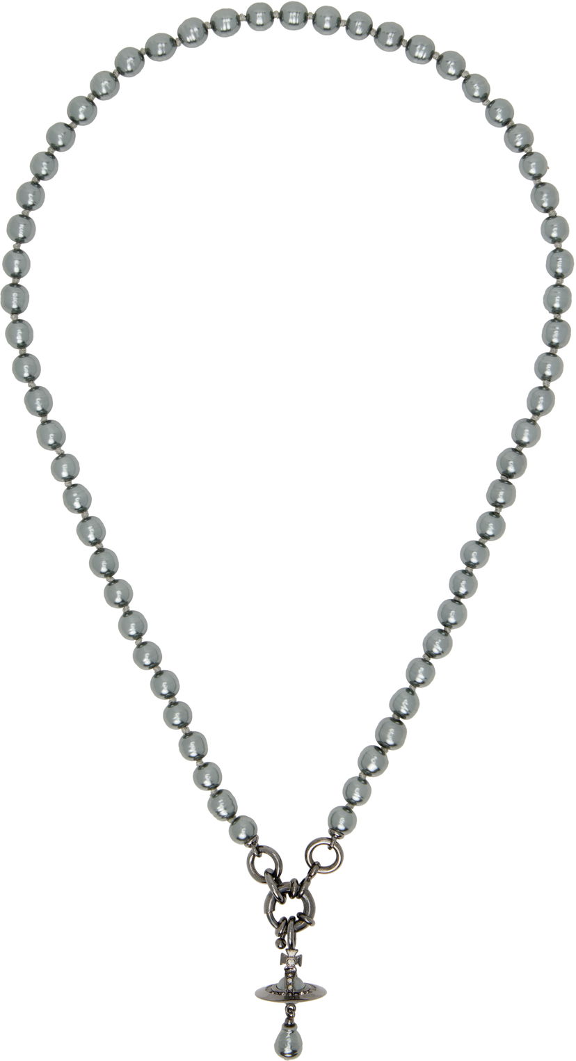 Ogrlica Vivienne Westwood Vivienne Westwood Aleksa Pearl Necklace Siva | 6301013F-02S278