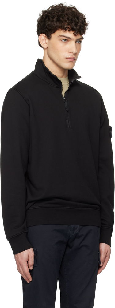 Pulover Stone Island Fleece Sweatshirt Črna | K1S156100619S0051, 1