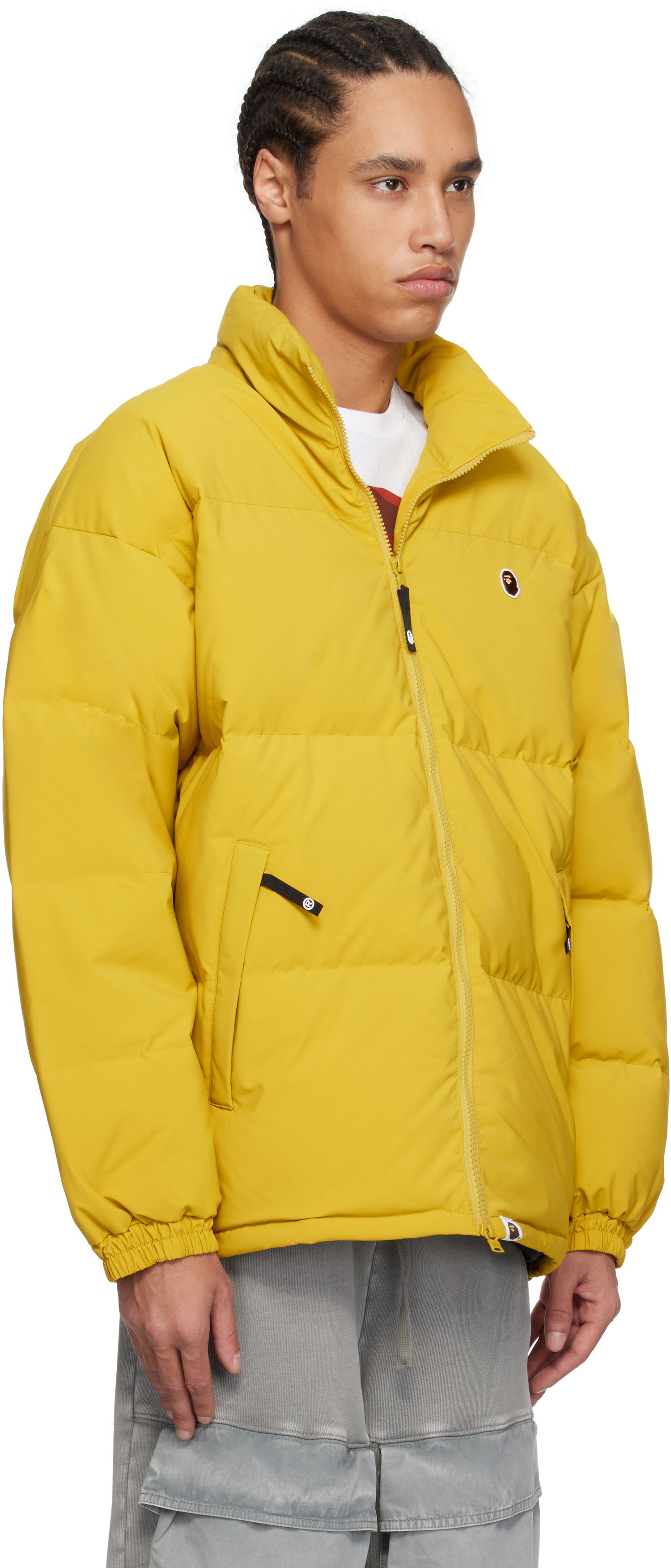 Puhovka BAPE One Point Down Jacket Rumena | 001DNK701005M, 1