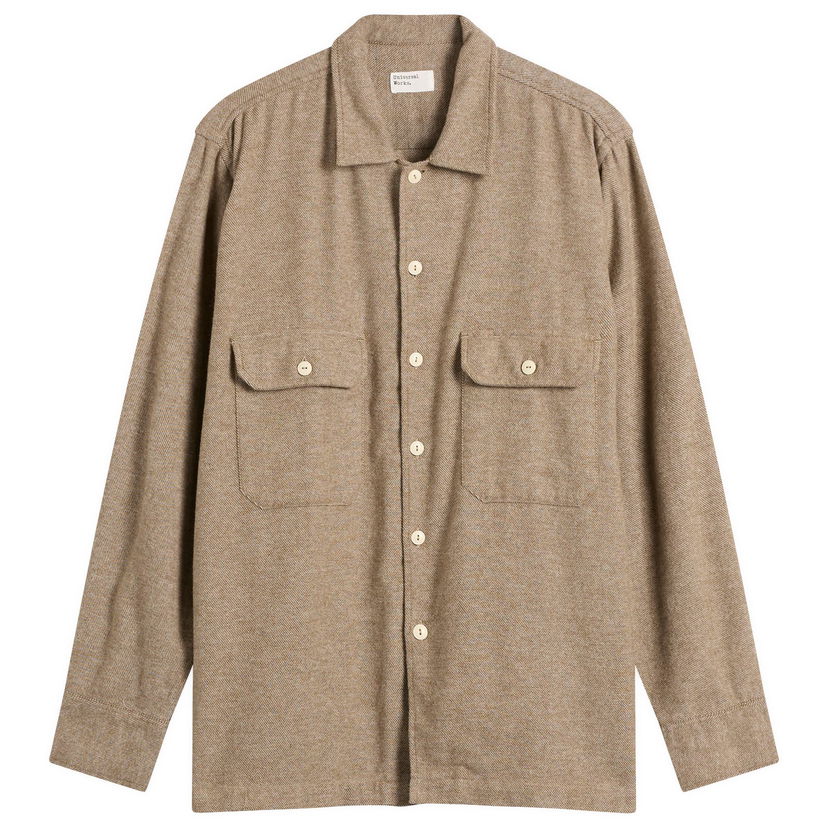 Srajce Universal Works Universal Works Alaska Cotton Utility Shirt, Size Small Bež | 33752-OLV