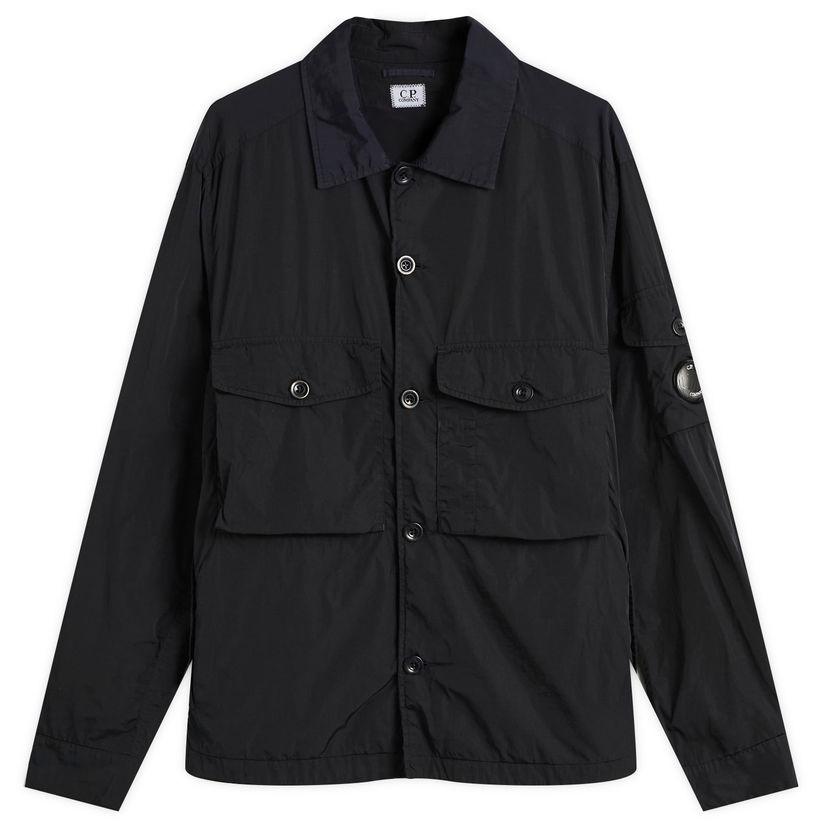 Srajce C.P. Company C.P. Company Chrome-R Overshirt Črna | 19CMOS087A-005904G-888