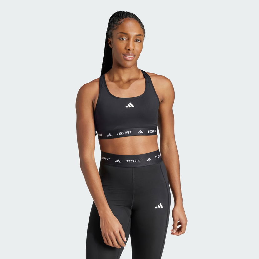 Modrček adidas Performance Training Medium-Support Racerback Bra Črna | JG1409
