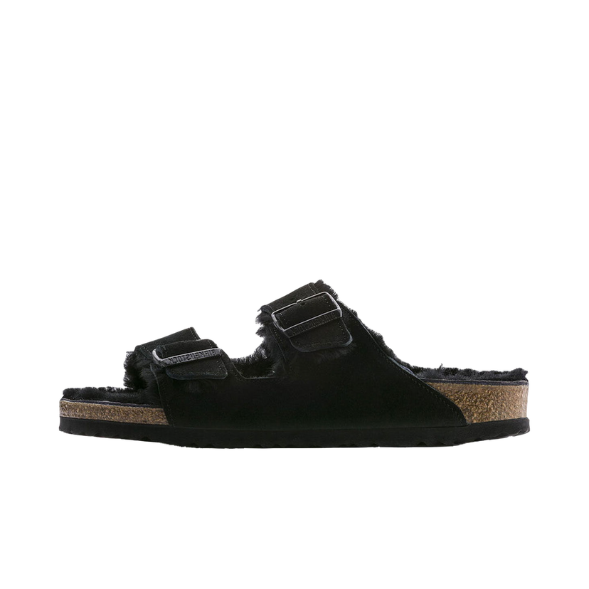 Superge in čevlji Birkenstock Arizona Shearling Black Narrow Fit Črna | 752663