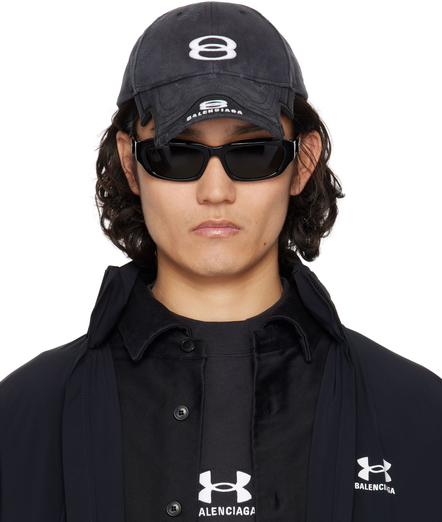 Kapa Balenciaga Balenciaga Unity Sports Icon Cap Črna | 808790410B2, 0