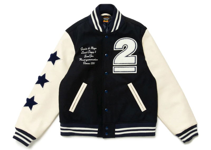 Bomber jakna Human Made Undercover x Last Orgy 2 Varsity Jacket Črna | XX24JK002