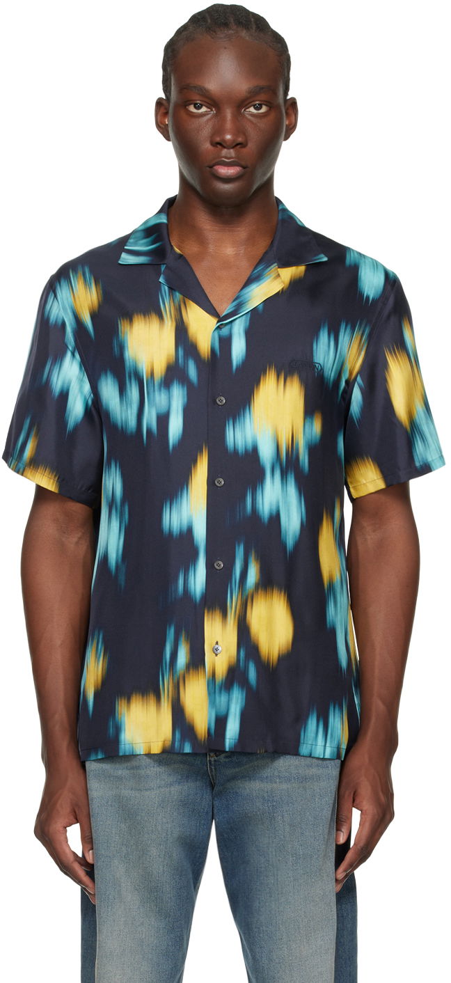Srajce LANVIN Blurred Floral Shirt Rumena | RM-SI0019-5891-P24