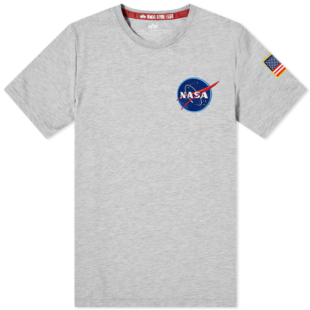 Majica Alpha Industries Space Shuttle Tee Siva | 176507-17, 0