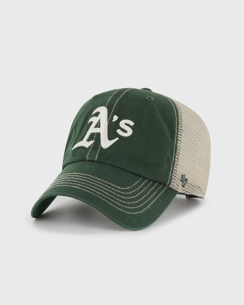 Kapa '47 Brand MLB Oakland Athletics Trawler CLEAN UP Trucker Cap Zelena | B-TRWLR18GWP-DGD