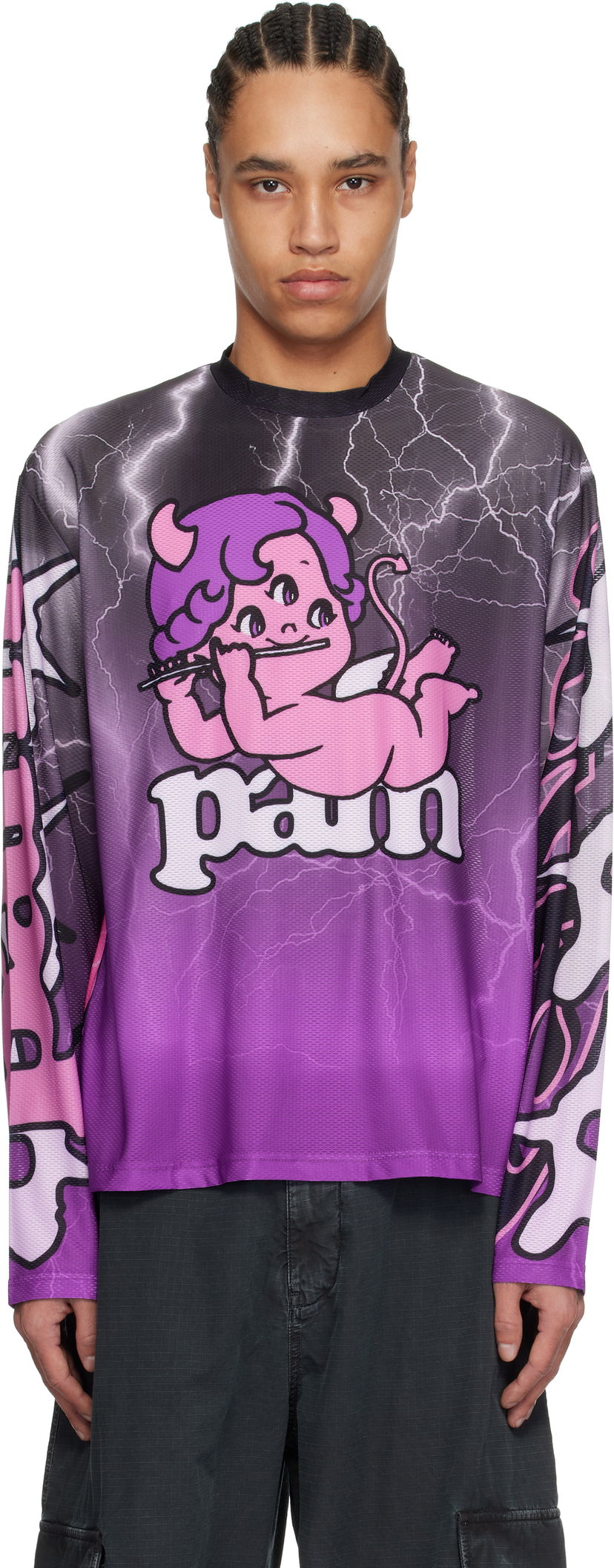 Dres Perks And Mini Perks and Mini Cherub Long Sleeve T-Shirt Lila | 3827/B