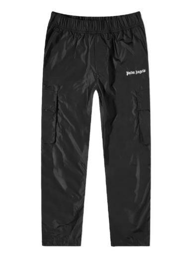 Trenirka Palm Angels Nylon Cargo Pant Črna | PMCF015S22FAB0011010