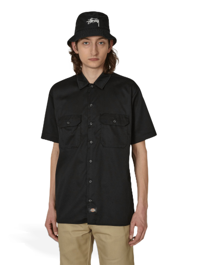 Srajce Dickies Work Shirt Črna | DK0A4XK7 BLK1