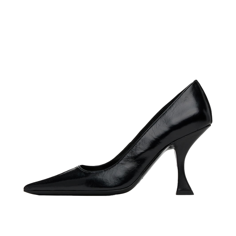 Superge in čevlji BY FAR Leather Pointed Toe Pumps Črna | 23PFVIVBLCRE