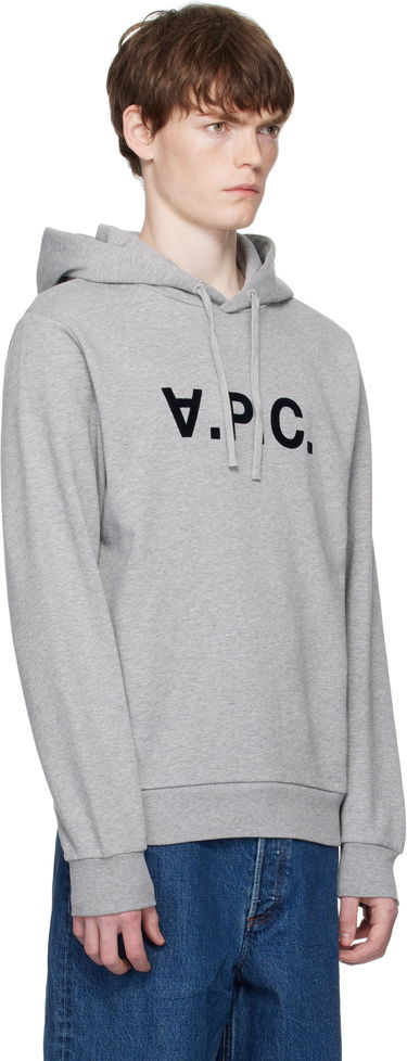 Pulover A.P.C. Khaki Standard Grand 'V.P.C.' Hoodie Rjava | COHBN-M27908, 1