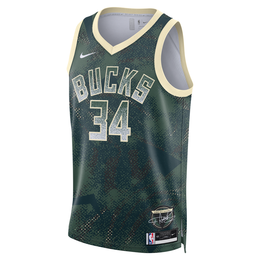 Dres Nike Swingman Jersey Giannis Antetokounmpo Bucks Select Series Zelena | HJ4065-323