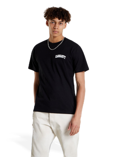 Majica Carhartt WIP S/S University Script Črna | I028991.0D2XX