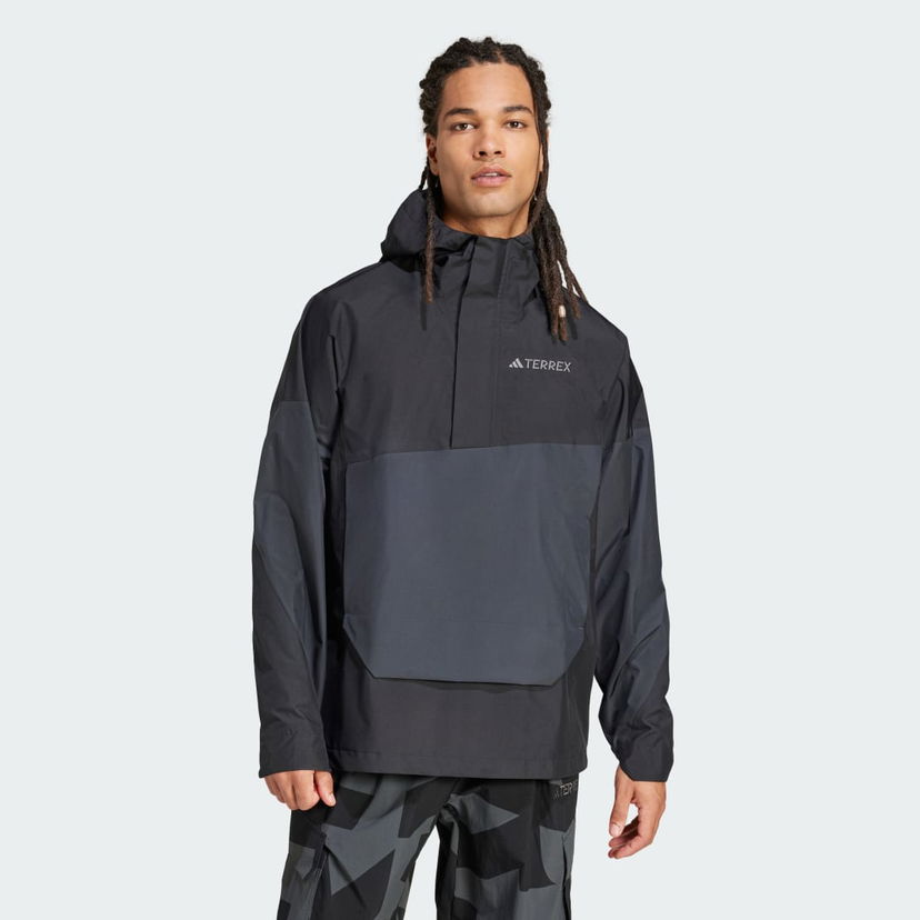 Vetrovka adidas Performance Terrex Xploric 2.5L Climaproof Windbreaker Črna | JF1360