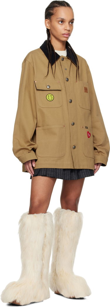 Jakna Andersson Bell Andersson Bell Cotton Chore Jacket Rjava | awa678m, 3