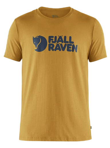 Majica FJÄLLRÄVEN Logo T-Shirt Rumena | 87310-160