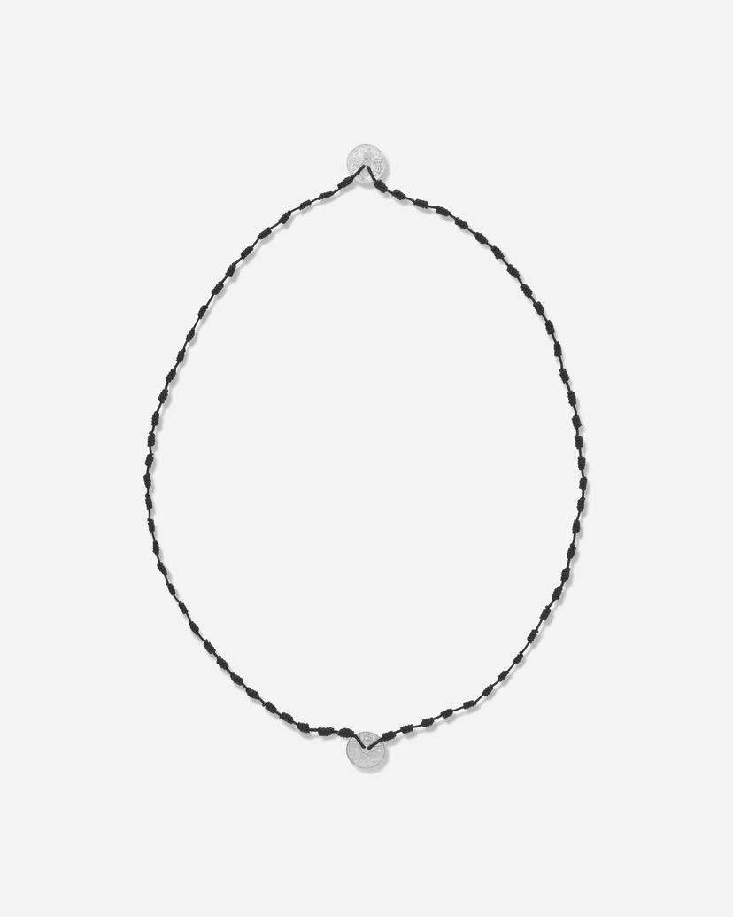 Ogrlica Neighborhood Cord Coin Necklace Črna | 251MYNH-AC03 BK