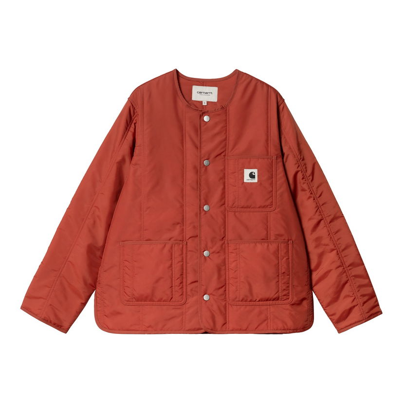 Telovnik Carhartt WIP Kyla Quilted Button-Up Liner Jacket Rdeča | I034388_9