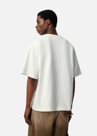 Majica AXEL ARIGATO Men's Relaxed Fit T-Shirt with Drawstring Hem Bela | A3443001, 3