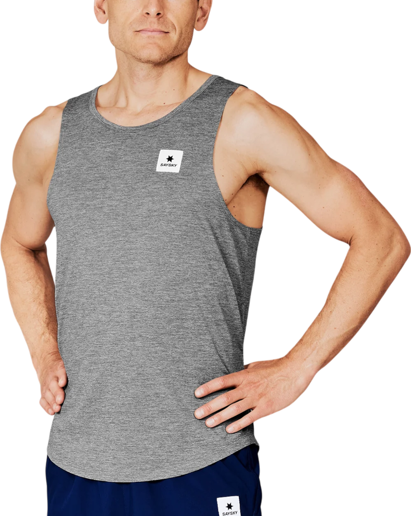 Majica brez rokavov Saysky Saysky Clean Combat Pro Singlet Siva | xmrsi30c6003